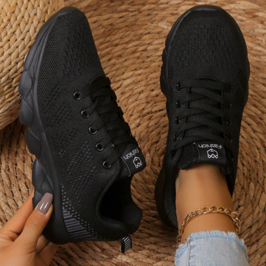 Stylische Schnür-Sneaker Mit Rutschfester Sohle
