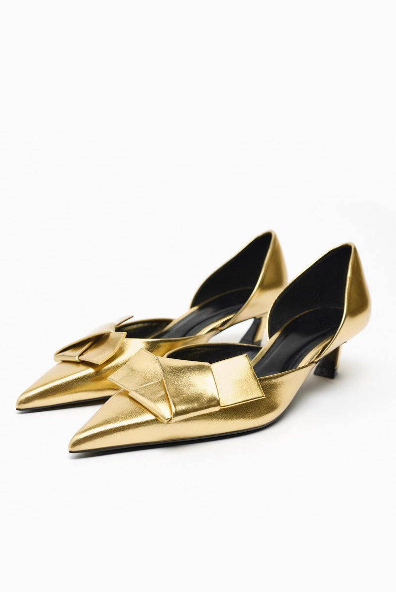 Bunte High Heels Mit Spitzer Spitze