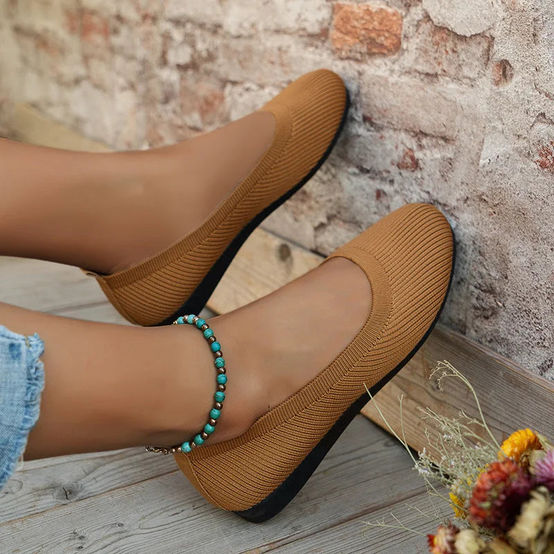 Orthopädische Ballerinas Für Damen – Weiche Sohle Und Atmungsaktives Design