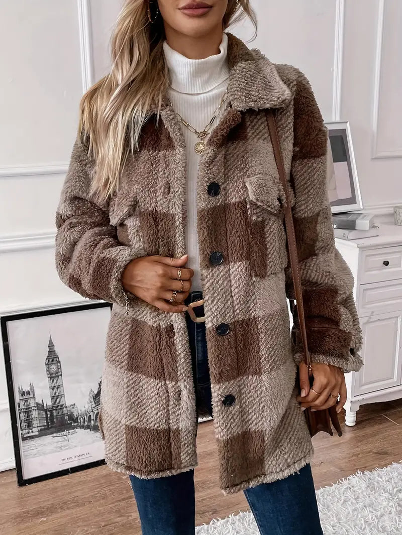 Stilvolle Jacke İm Karo-Design