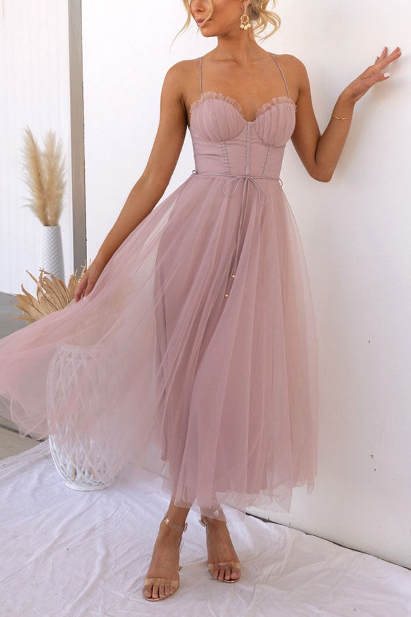 Fairytale Maxikleid Mit Dünnen Trägern