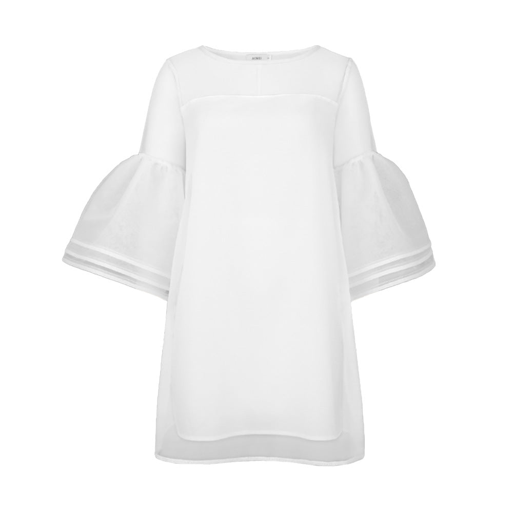 Rückenfreies Minikleid Mit Transparentem Detail