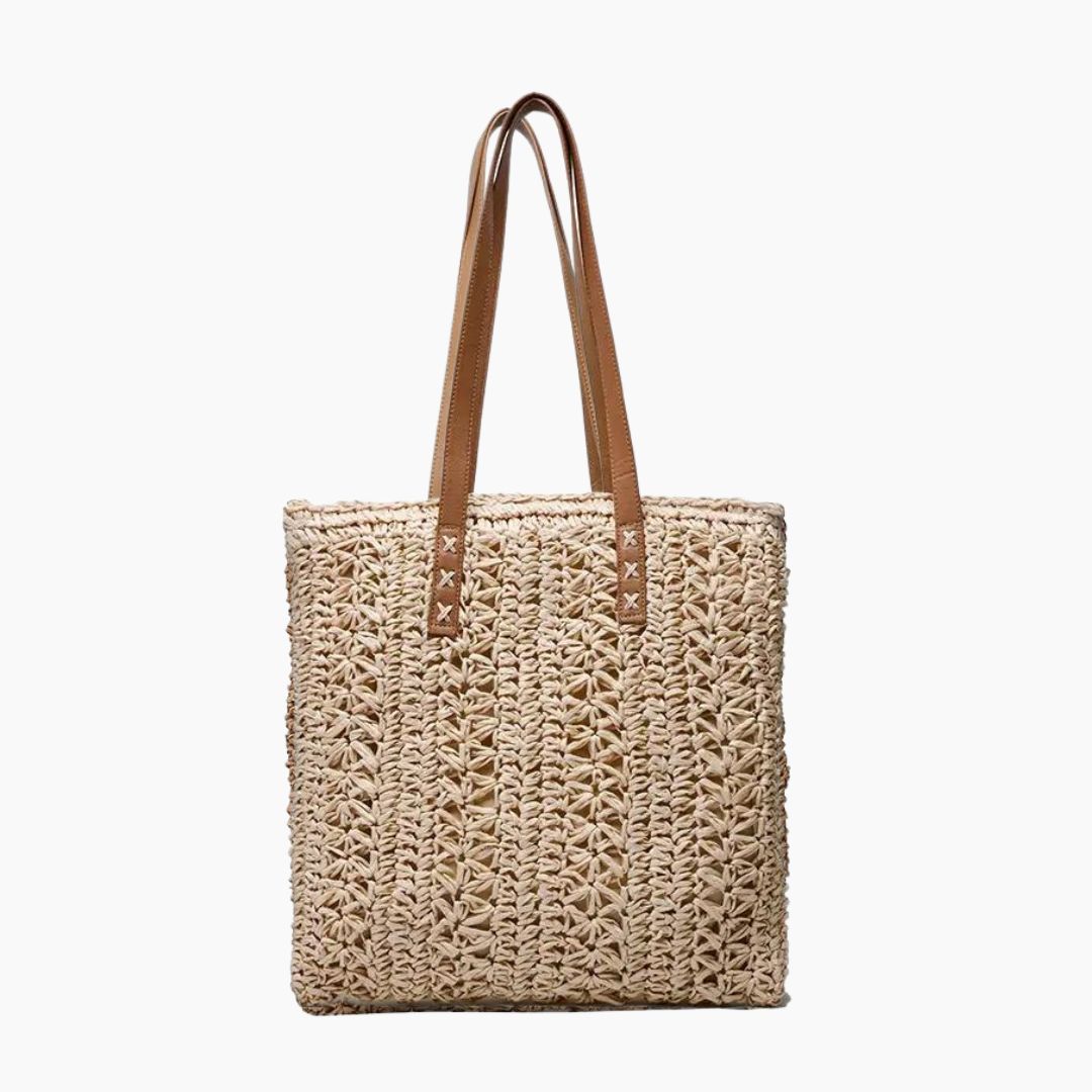 Geflochtene Sommer-Strandtasche