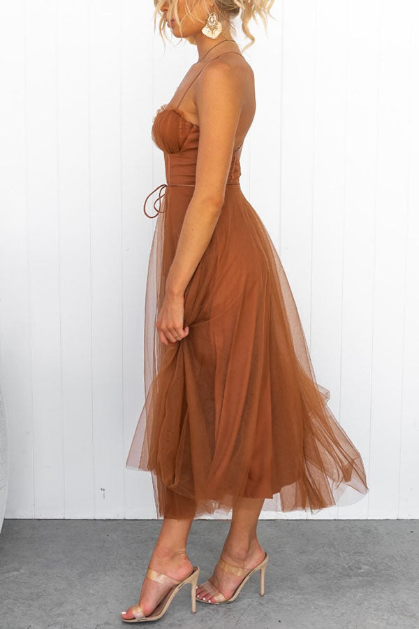 Fairytale Maxikleid Mit Dünnen Trägern
