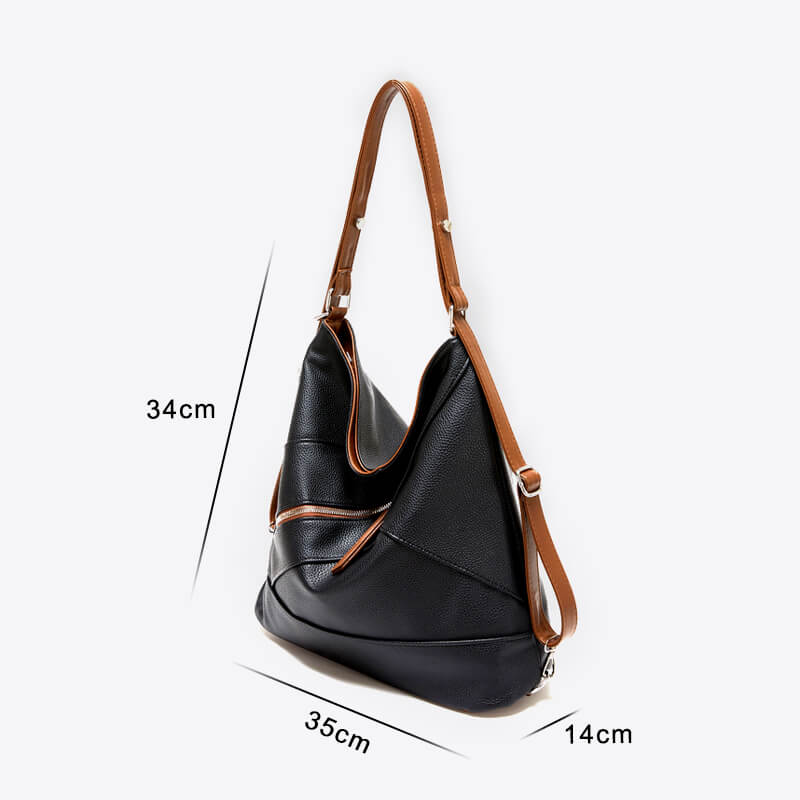Tasche Aus Kunstleder Mit Rautenmuster