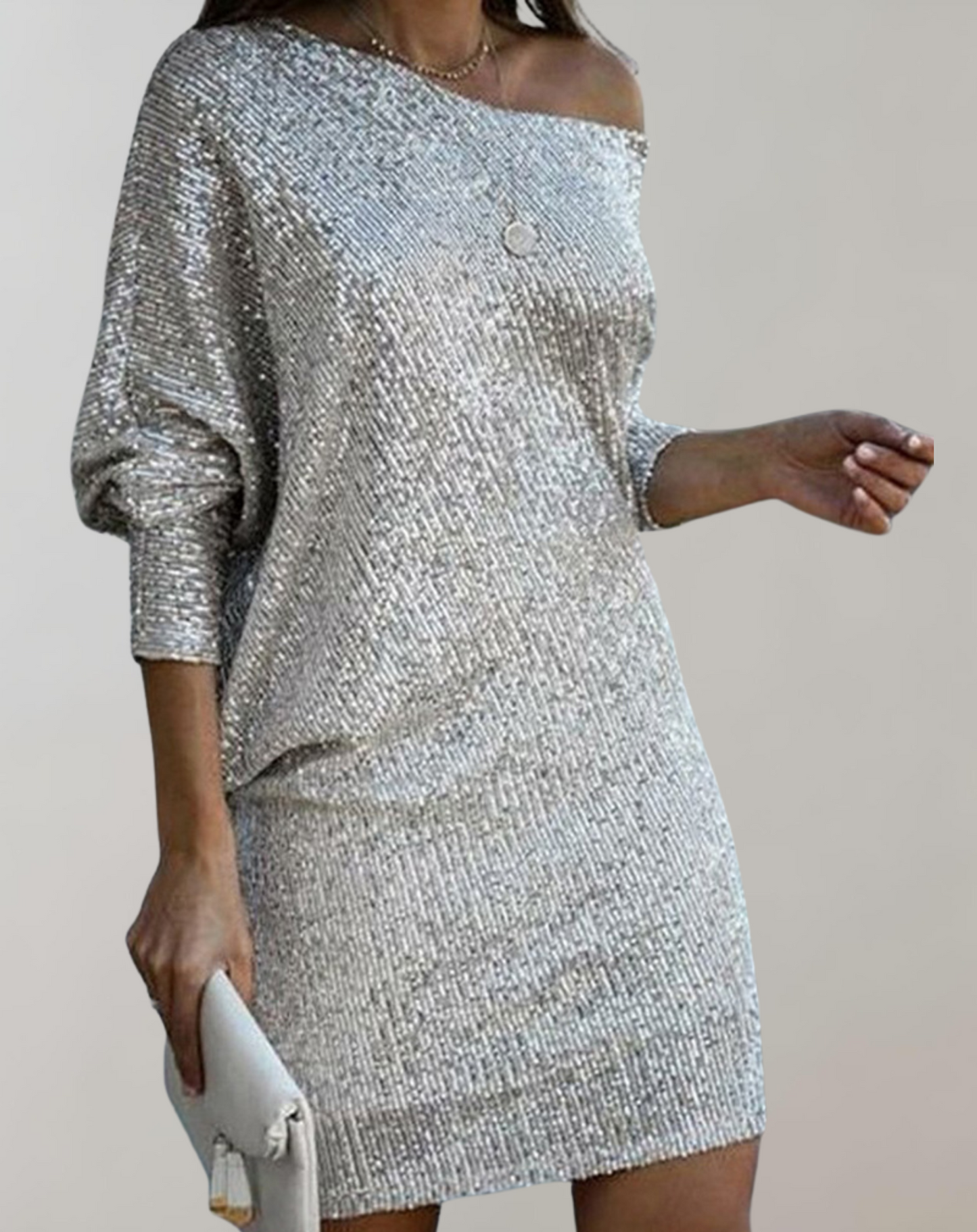 One-Shoulder-Minikleid