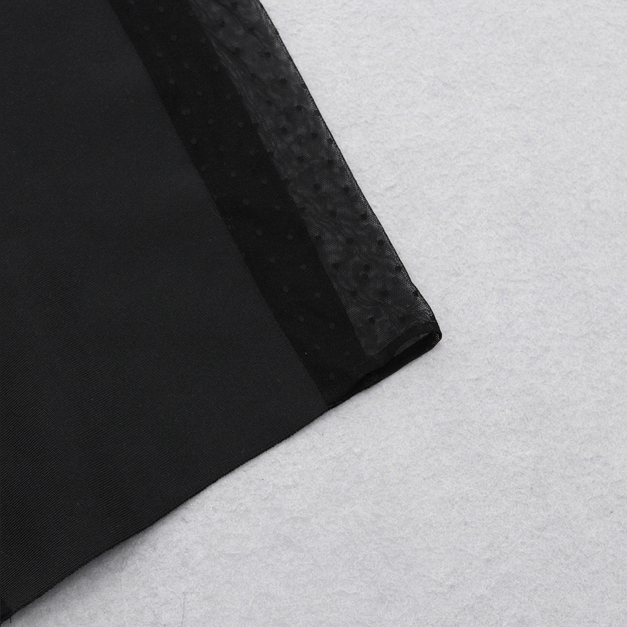 Midikleid Mit Spitzendetail