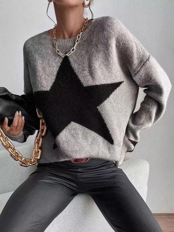 Pullover Mit Sternenmuster