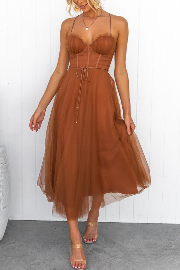 Fairytale Maxikleid Mit Dünnen Trägern