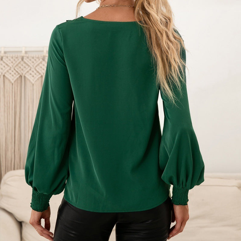 Eleganter Pullover Mit Spitzendetail