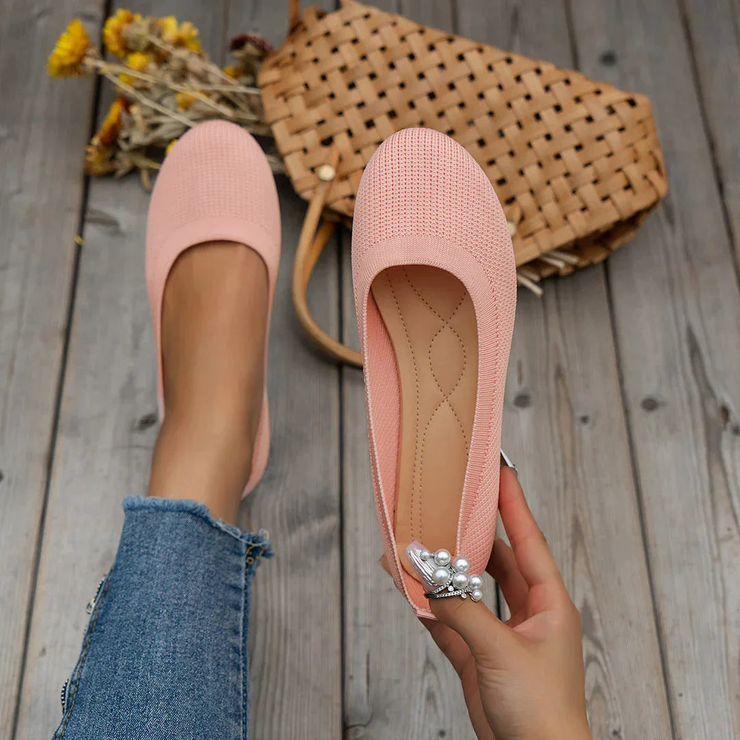 Orthopädische Ballerinas Für Damen – Weiche Sohle Und Atmungsaktives Design