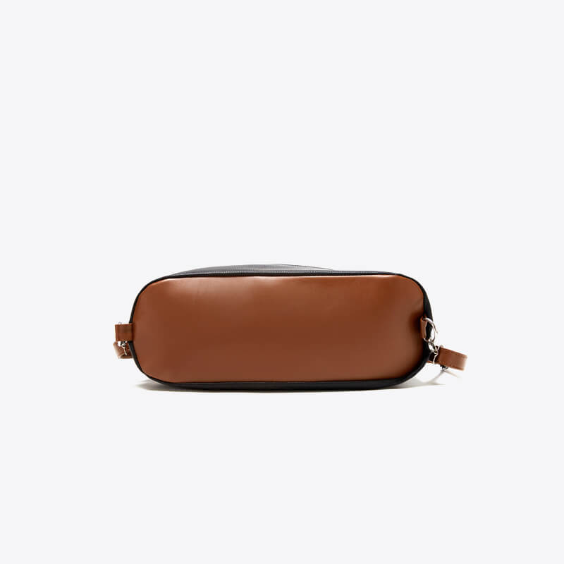 Tasche Aus Kunstleder Mit Rautenmuster