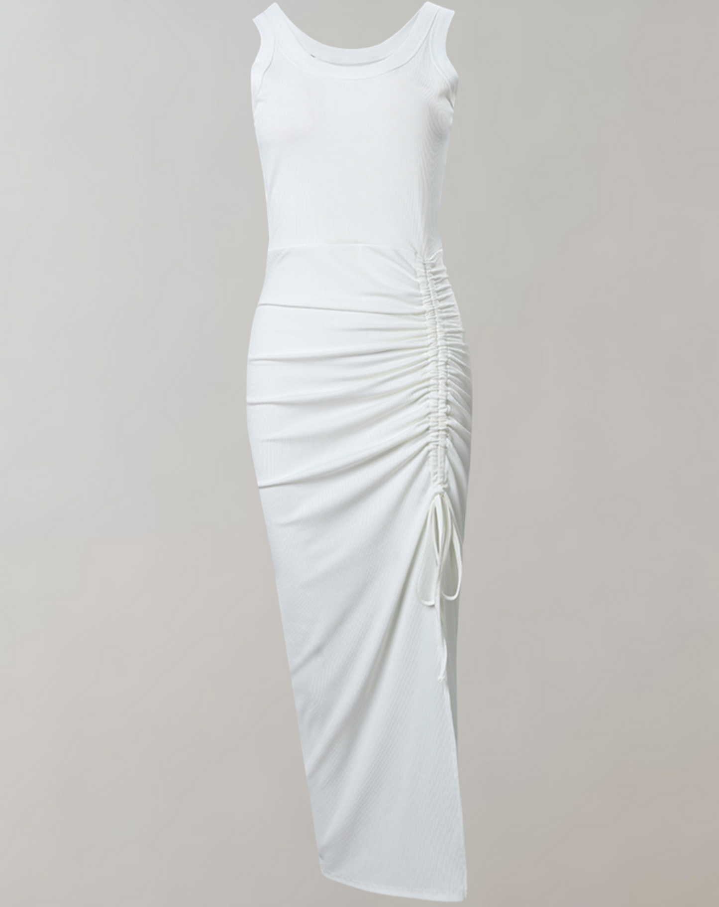 Midikleid Mit Tunika-Detail Und Schlitz