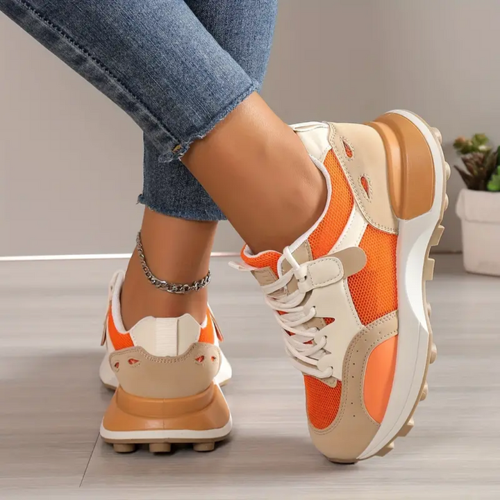 Stilvolle Sneakers Mit Dicker Sohle