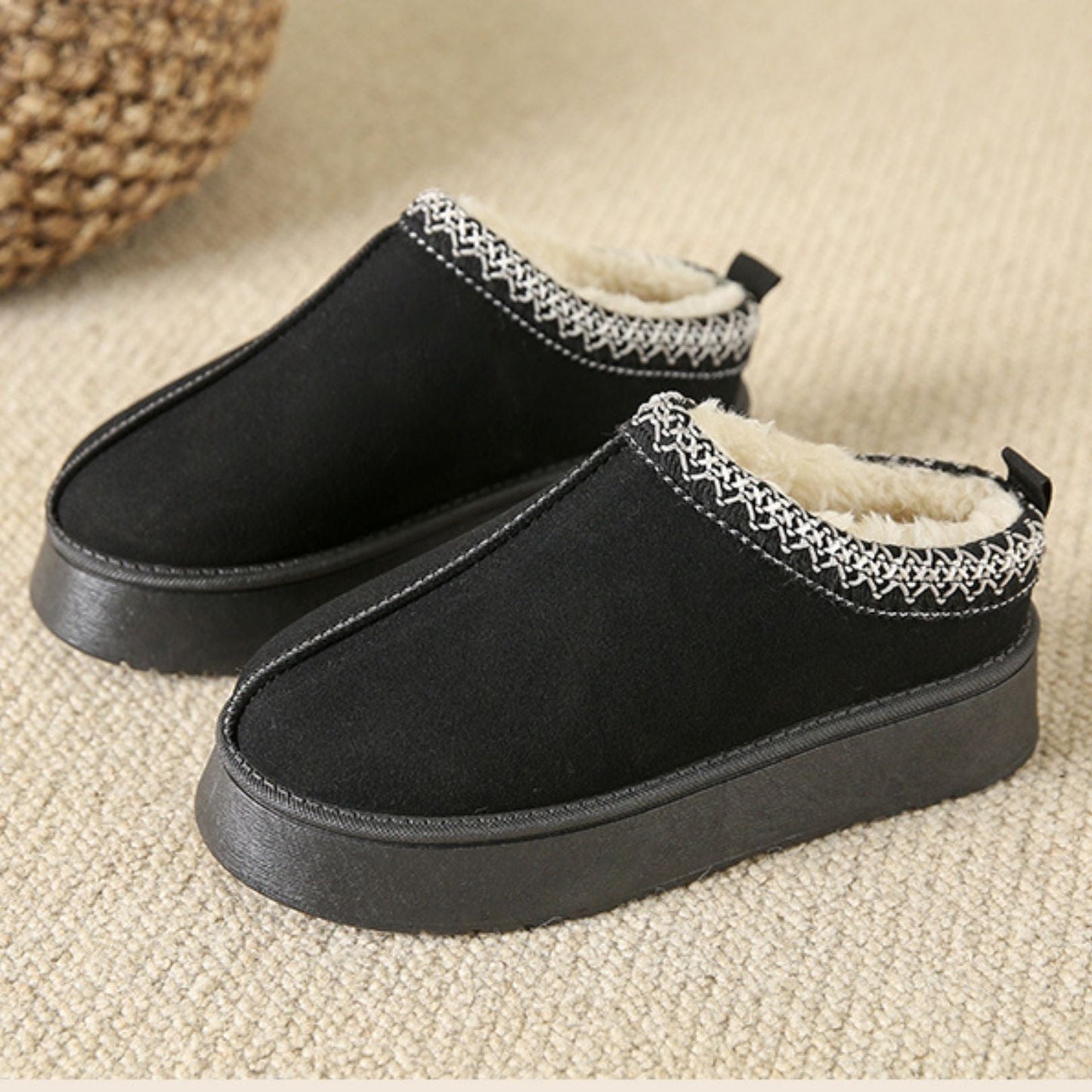 Stylische Kurzstiefel Mit Fellinnenseite