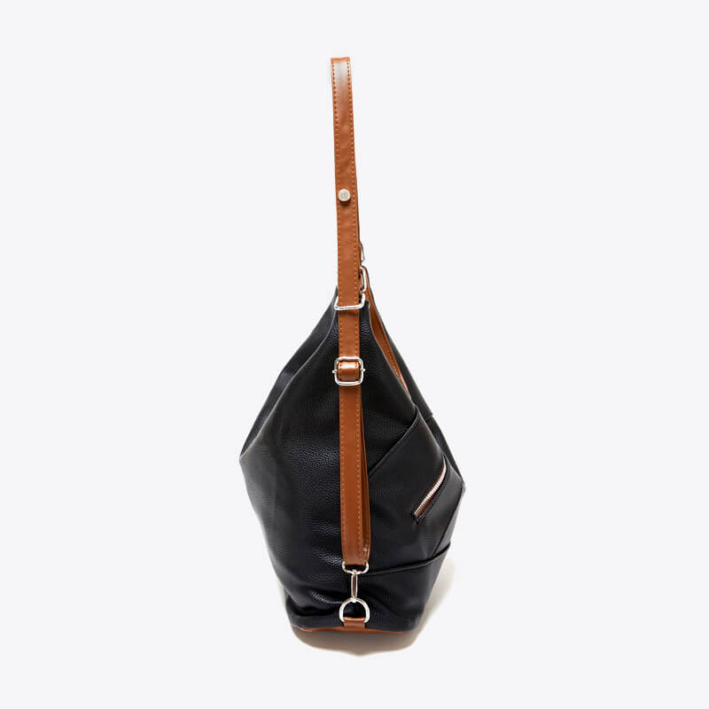 Tasche Aus Kunstleder Mit Rautenmuster