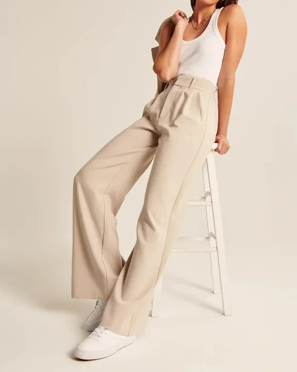 Stilvolles Design Elegante Stoffhose