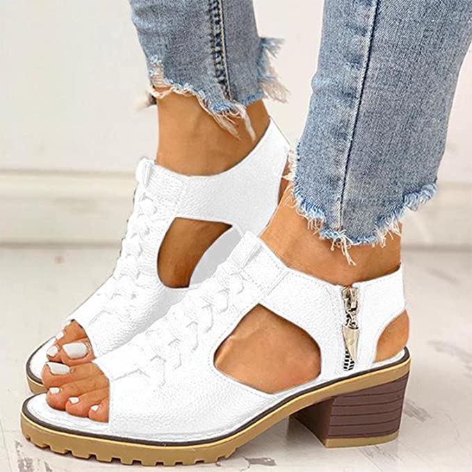 Sommersandalen Mit Strickdetails