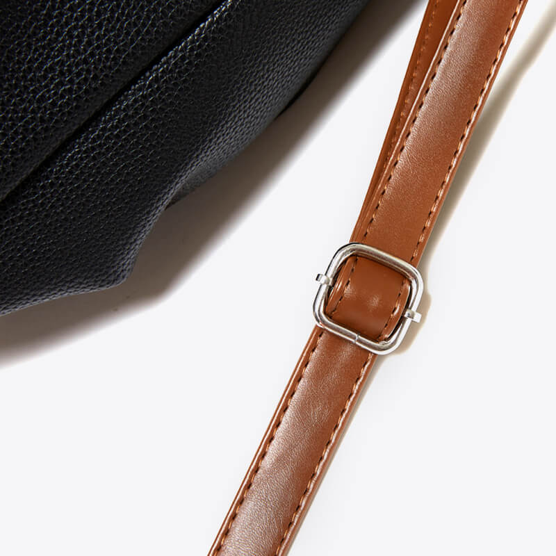 Tasche Aus Kunstleder Mit Rautenmuster