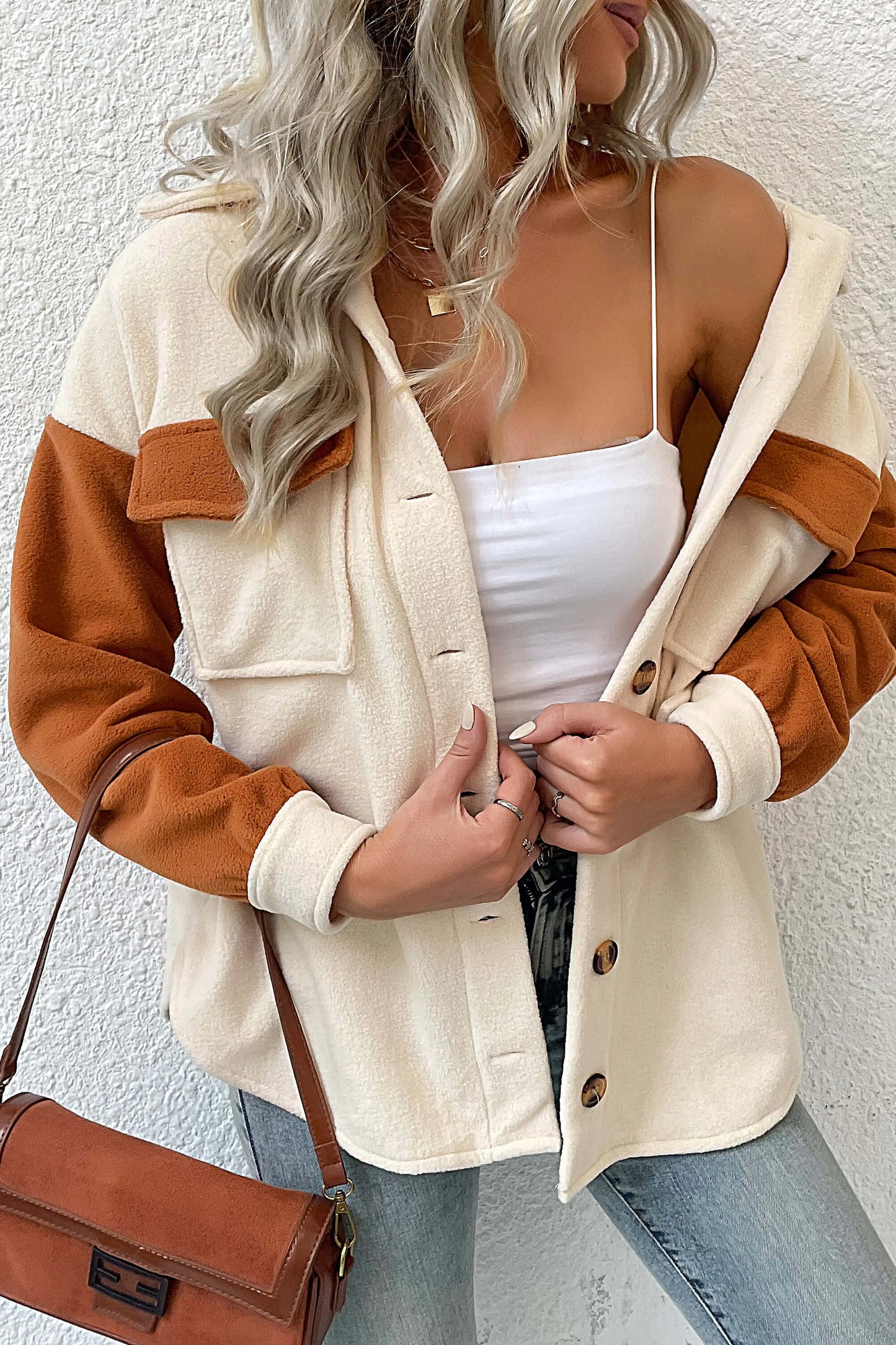 Elegante Jacke Mit Klassischem Kragen Und Taschendetails