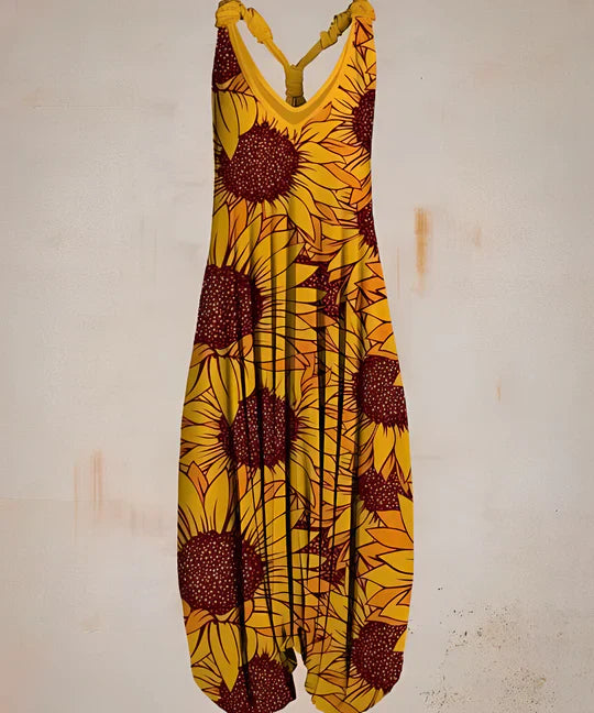 Eleganter Jumpsuit Mit Stylischem Musterdesign