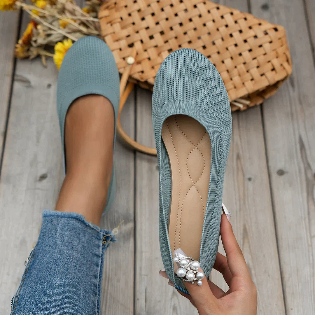Orthopädische Ballerinas Für Damen – Weiche Sohle Und Atmungsaktives Design