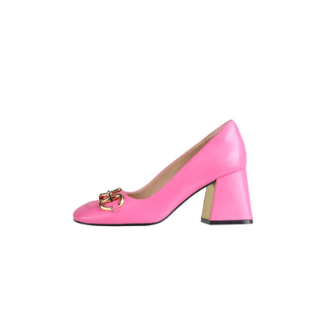 Retro Mary Jane Schuhe Mit Klobigen High Heels Und Schnallen