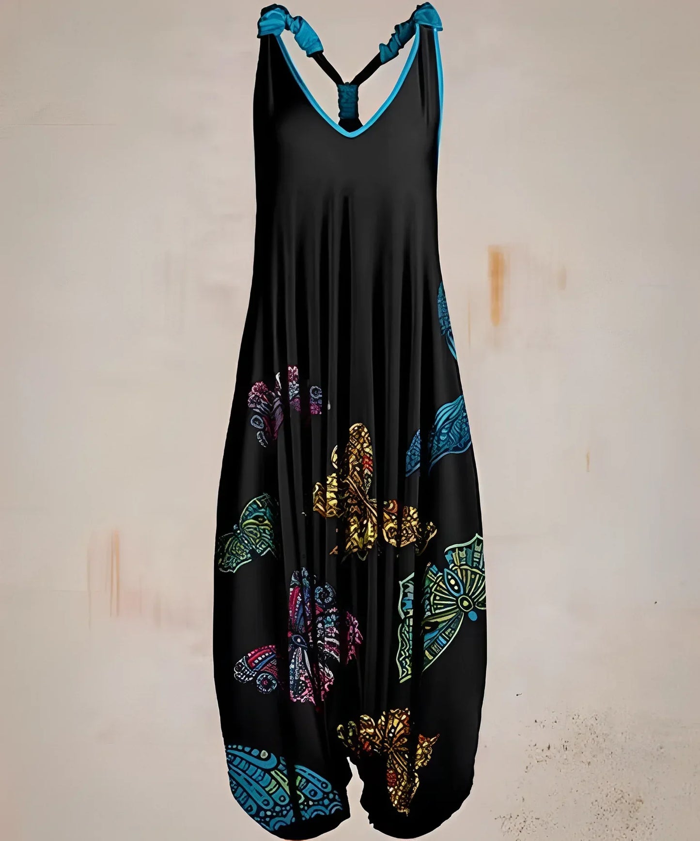 Eleganter Jumpsuit Mit Stylischem Musterdesign