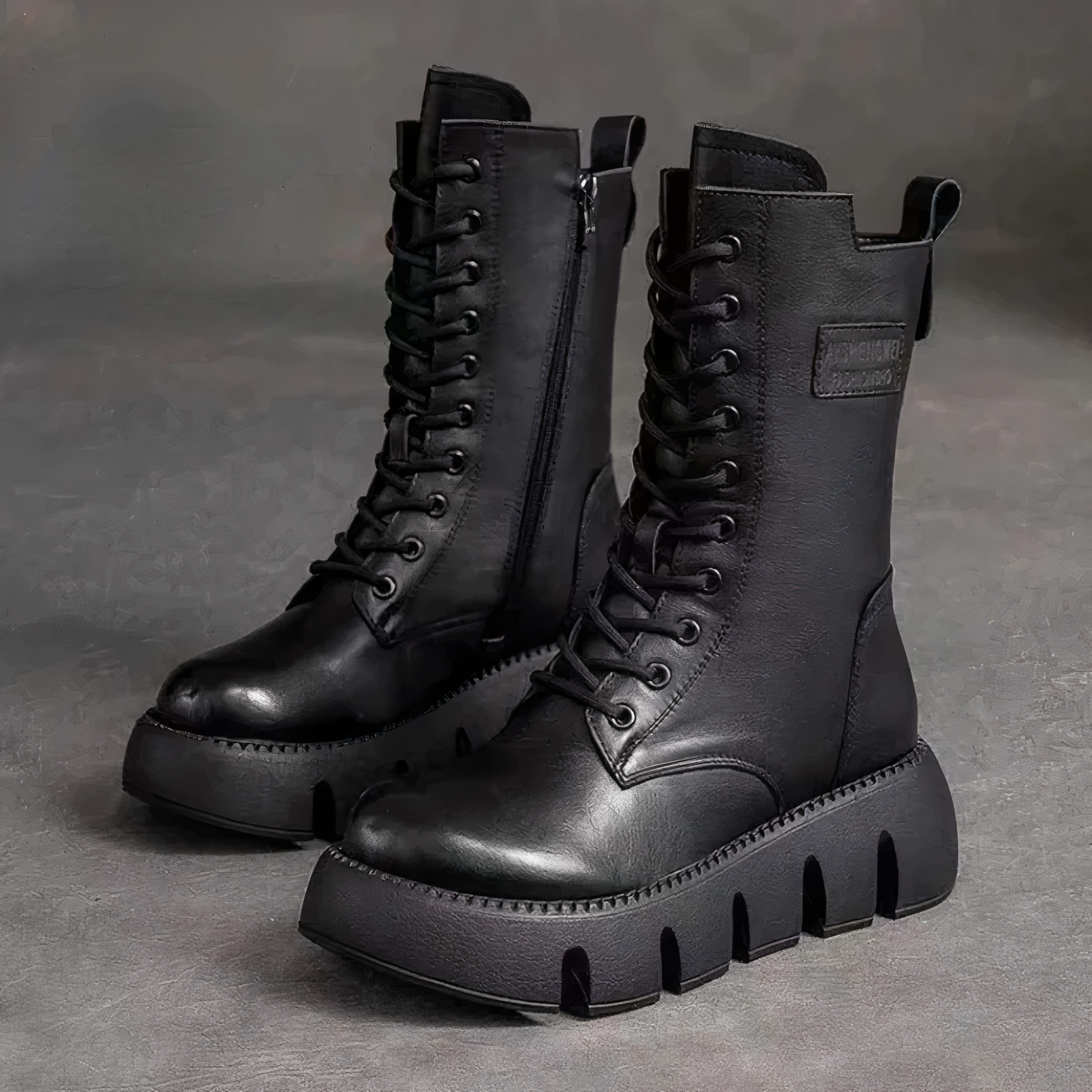 Elegante Plateaustiefel