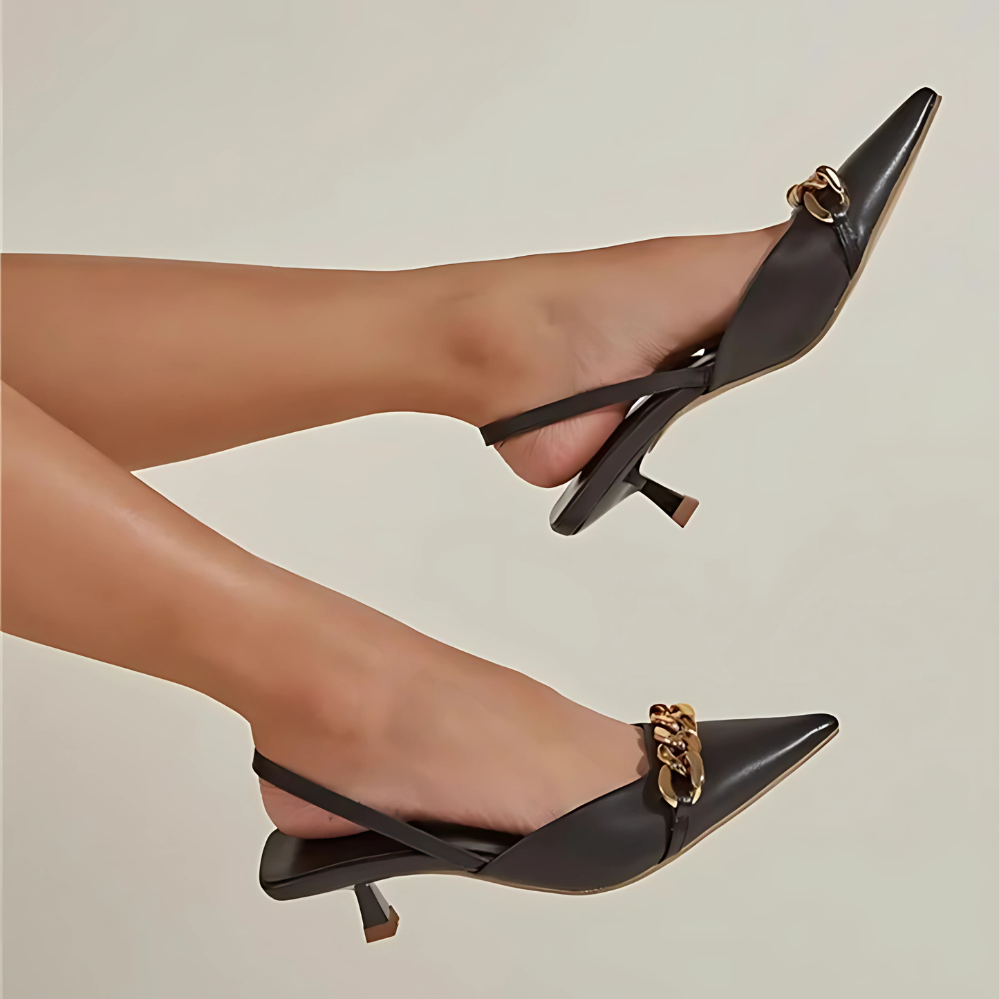 Elegante High Heels Mit Stickereien