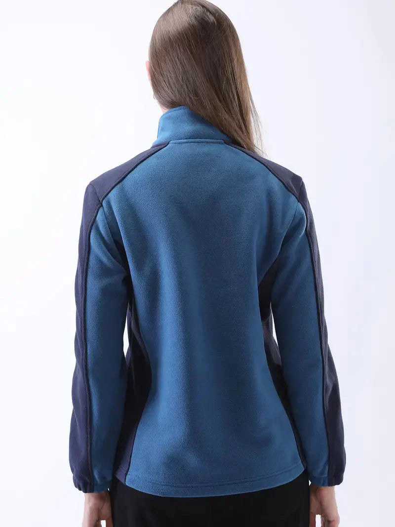Warme Fleecejacke Mit Reißverschluss Für Damen
