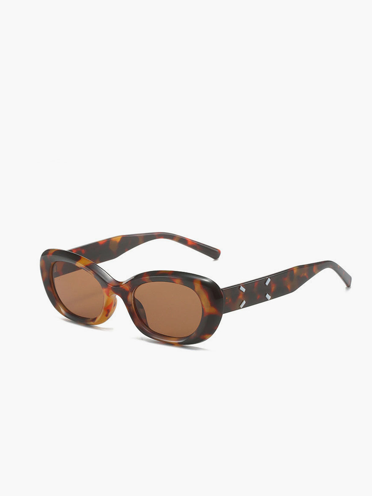 Runde Sonnenbrille, Perlmutt-Muster-Design