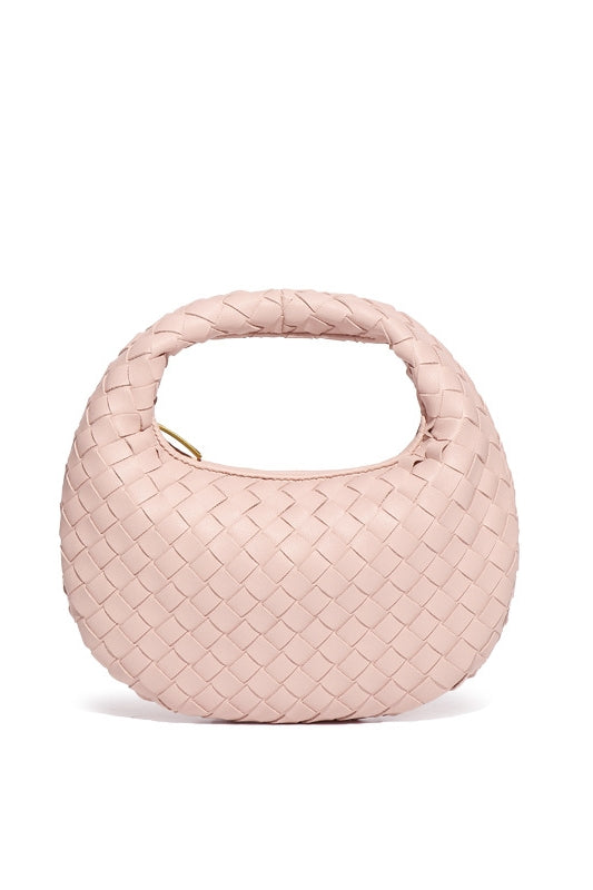 Elegante, Handgewebte Tasche İn Schlichter Farbe