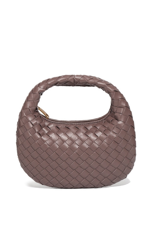 Elegante, Handgewebte Tasche İn Schlichter Farbe