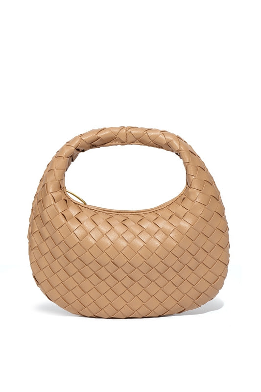 Elegante, Handgewebte Tasche İn Schlichter Farbe