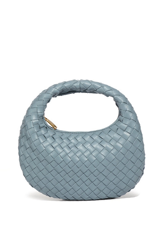 Elegante, Handgewebte Tasche İn Schlichter Farbe