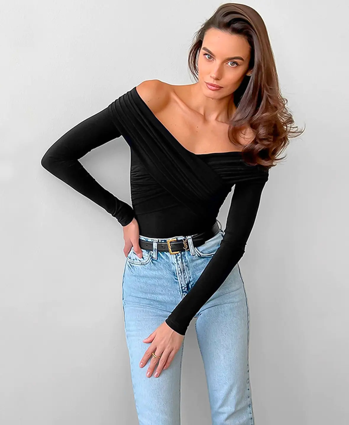 Eleganter Off-Shoulder-Body
