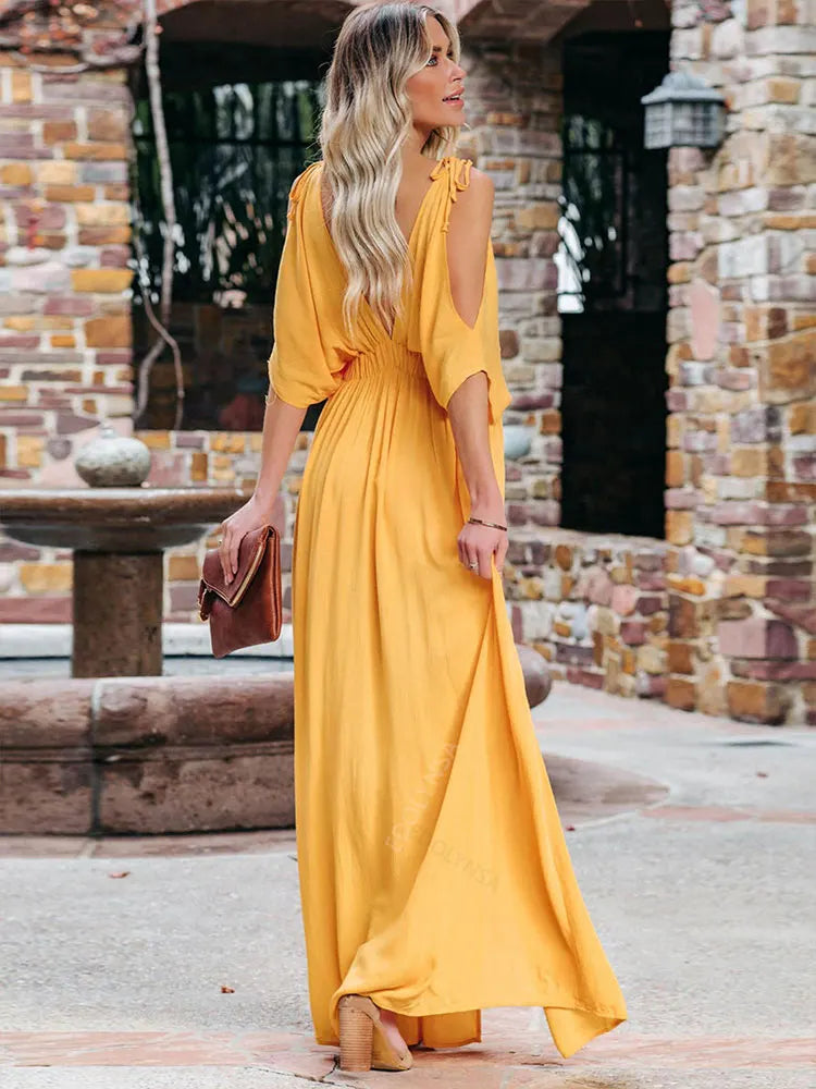 Sommerliches Boho Maxikleid