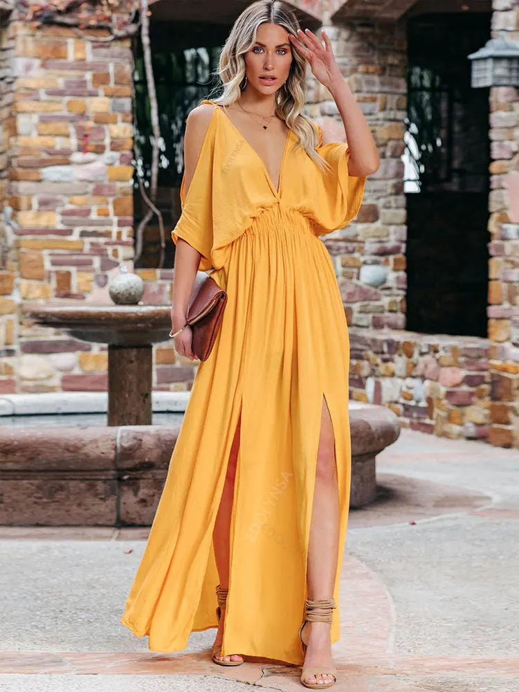 Sommerliches Boho Maxikleid
