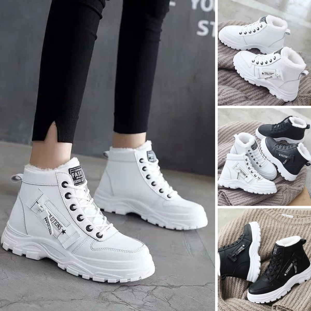 Elegante Damenstiefel Mit Puffinnenseite