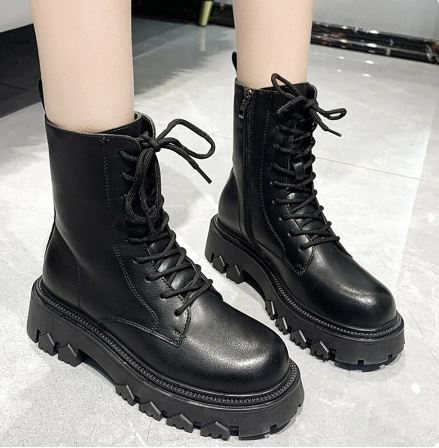 Stiefel Mit Hohem Absatz Und Reißverschluss