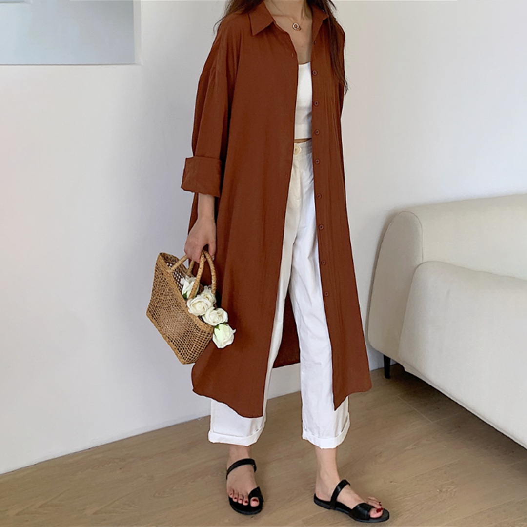 Maxi-Hemdkleid
