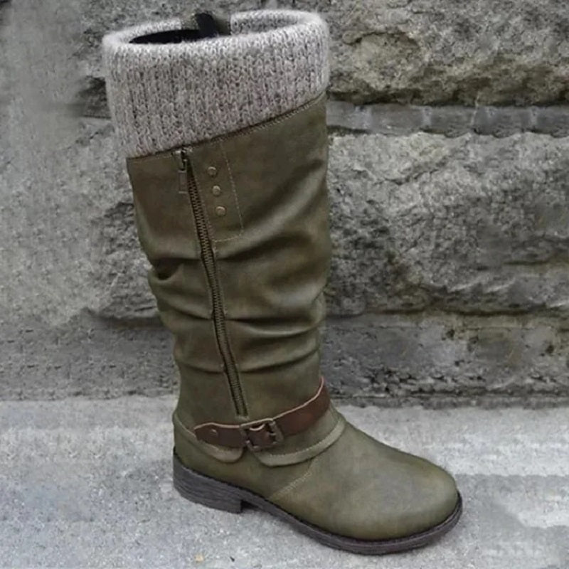Damenstiefel Mit Dicken Absätzen Und Seitlichen Reißverschlüssen – Die Perfekte Harmonie Aus Stil Und Komfort