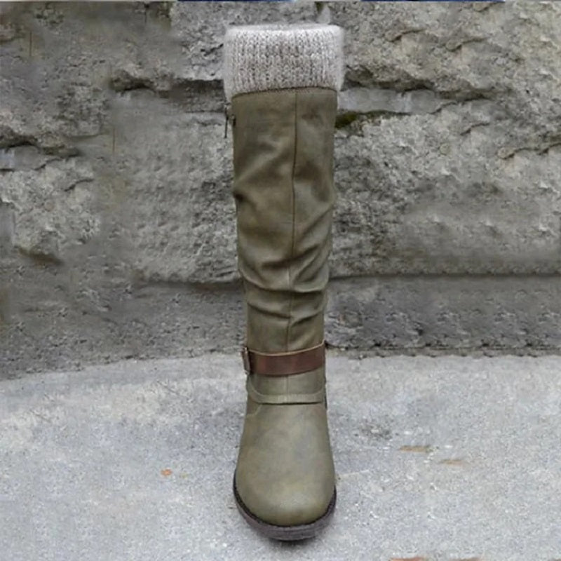 Damenstiefel Mit Dicken Absätzen Und Seitlichen Reißverschlüssen – Die Perfekte Harmonie Aus Stil Und Komfort