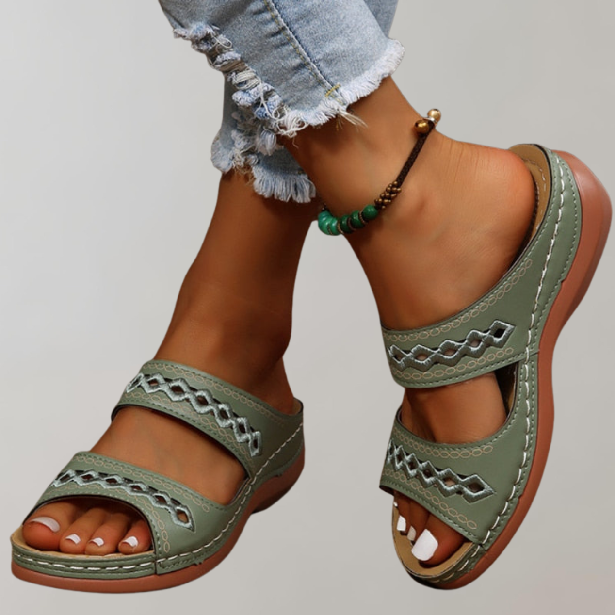 Orthopädische Damen Sandalen | Bequeme Damen Sandalen | Sommer Damen Sandalen