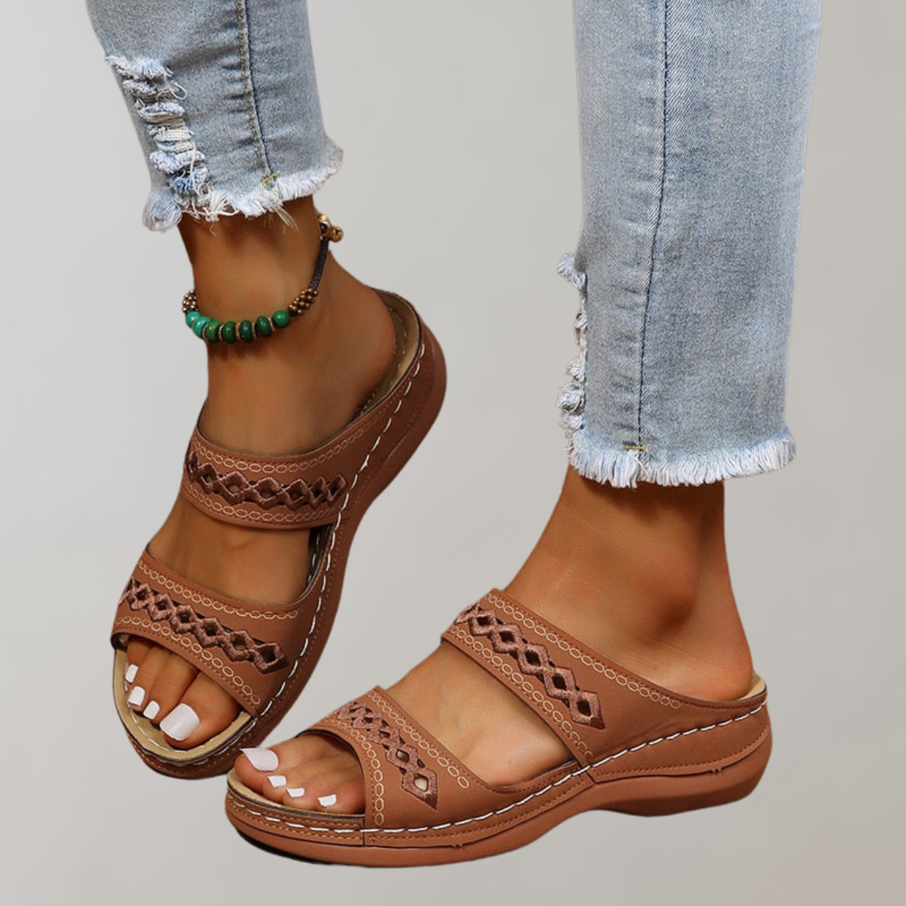 Orthopädische Damen Sandalen | Bequeme Damen Sandalen | Sommer Damen Sandalen