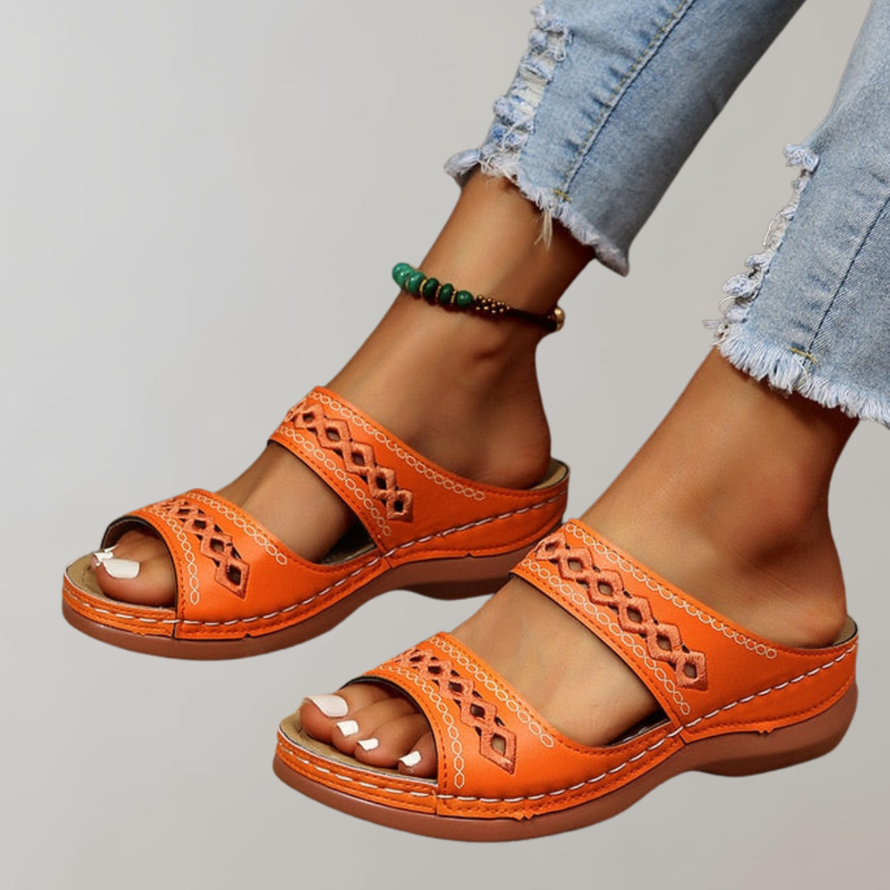 Orthopädische Damen Sandalen | Bequeme Damen Sandalen | Sommer Damen Sandalen