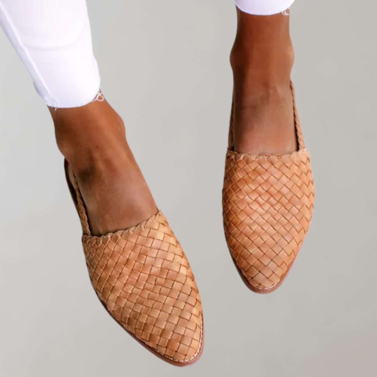 Flache Sandalen Mit Niedrigem Absatz | Loafer-Sandalen Mit Riemen An Der Rückseite