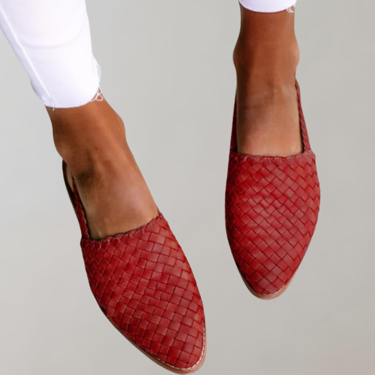Flache Sandalen Mit Niedrigem Absatz | Loafer-Sandalen Mit Riemen An Der Rückseite