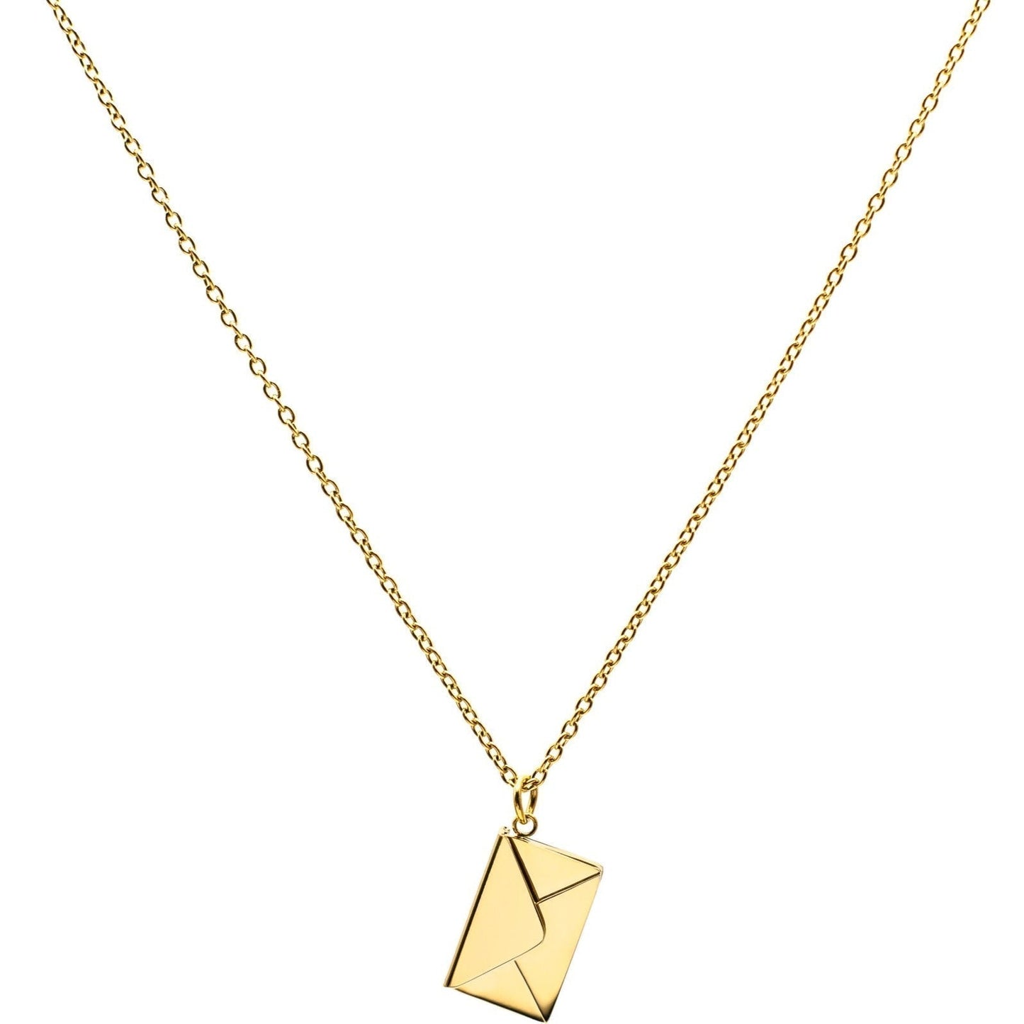 Elegante Halskette Mit Buchstaben-Design